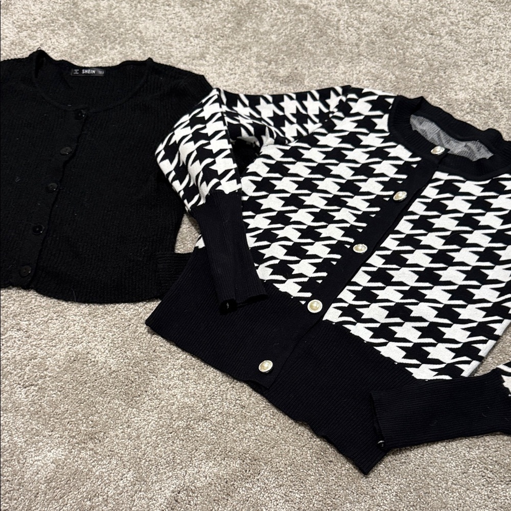 SHEIN two size small cardigans